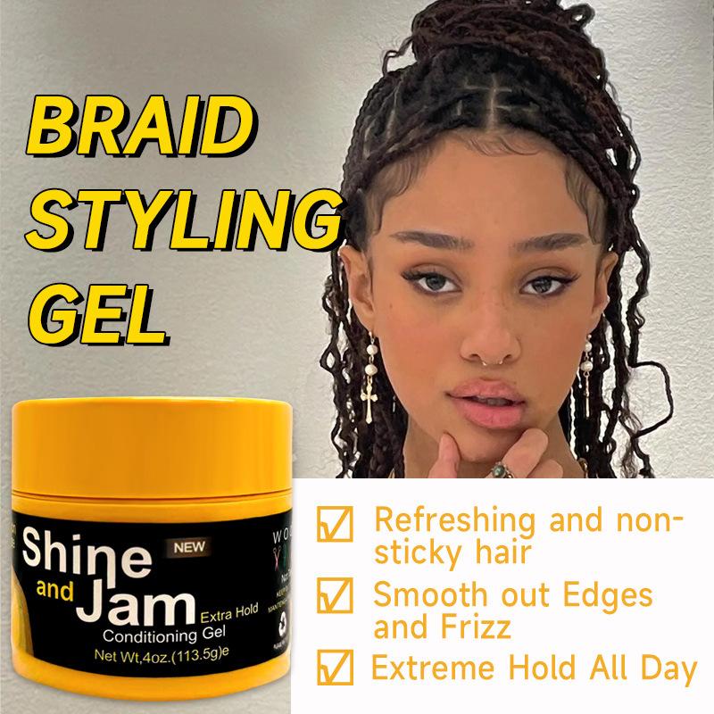 Hair Gel Hair Styling Gel Hairdressing Braid Gel Styling Wax