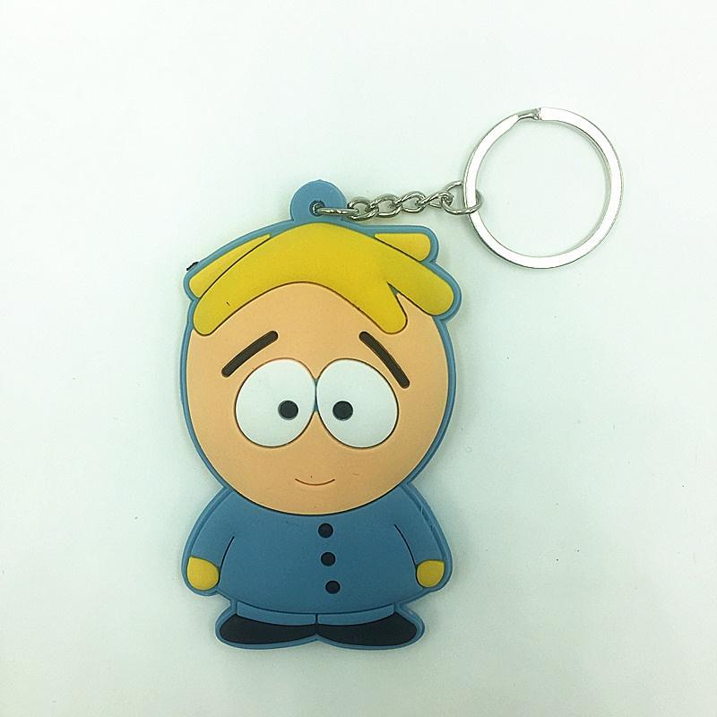 Силиконовый брелок Южный Парк, украшение в виде мультяшного персонажа, подарок