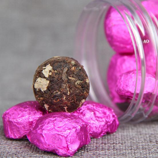 100 г натуральный освежающий консервированный чай пуэр ручной работы, маленькая серия чая Туо, чай пуэр с листьями лотоса