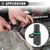 Pack of 1 For BMW Models Select 1998-2008 Camshaft Position Sensor Plastic Black