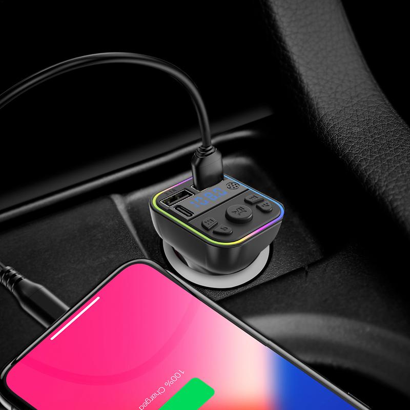 Multifunctional Car Music Adapter Transmitter For Car MP3 Music Player Wireless Car Adapter Calling & Audio Receiver for Outdoor