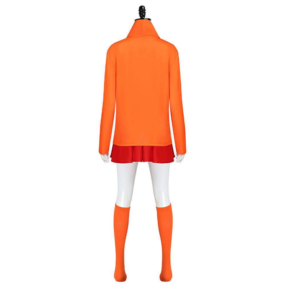Scooby Doo Velma Cosplay Costume, Halloween Cosplay Velma Costume