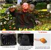 Voice Activated Halloween Ghost Decoration with LED Eyes Hanging Zombie Props Spooky Sound Effects for Party Garden Graveyard