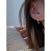 Earrings Women's Mobius Earrings Ear Buckles, Ear Holes Earrings, Plain Rings Niche Design Earrings