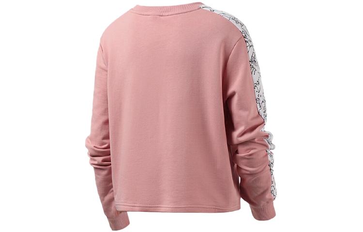 PUMA CLASSICS Sweatshirts Women's Pink Crew Neck Moderate Regular 595906-14