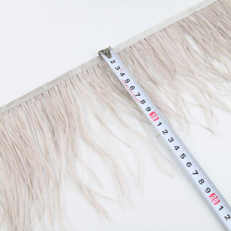 Ostrich Hair Diy Jewelry Accessories Feathers Ostrich Feathers Clothes Cuffs Skirt Decoration