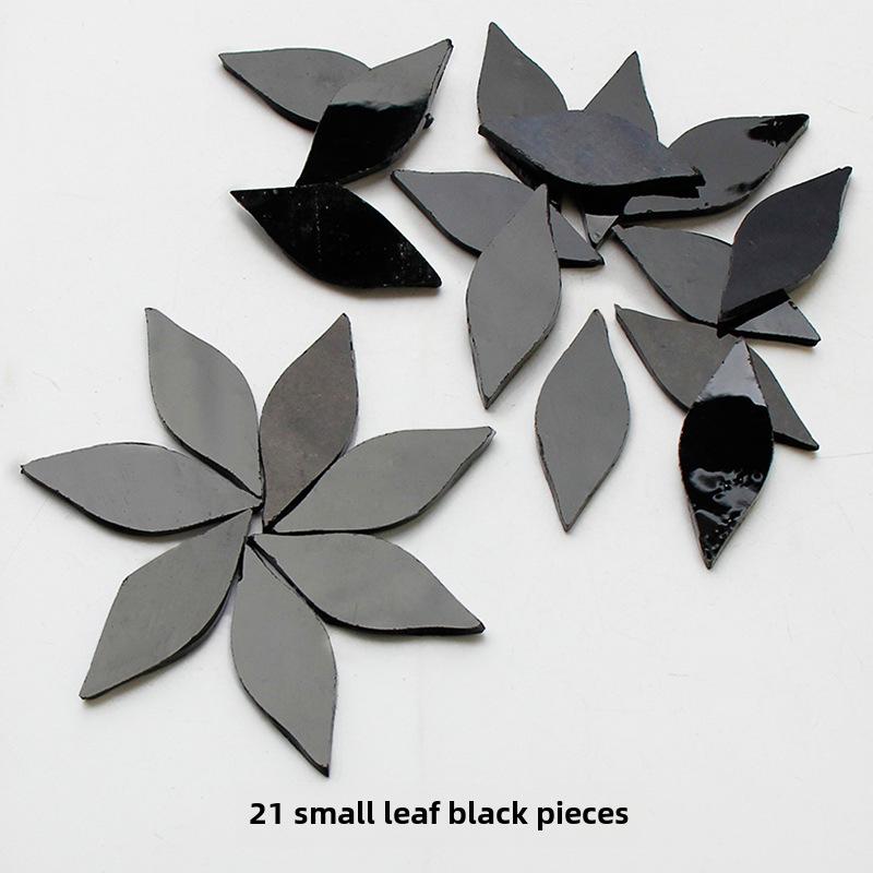 Смешанные цветные листовые слюдяные стеклянные мозаичные детали для украшения подсвечника своими руками