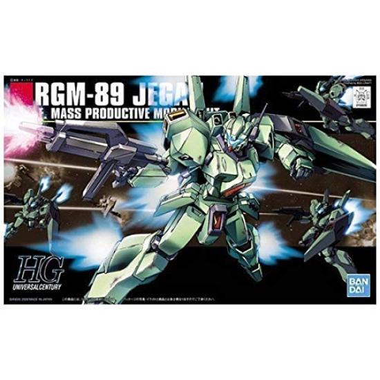 Пластиковая модель HGUC Mobile Suit Gundam Counterattack Jegan в масштабе 1/144 с цветовой кодировкой
