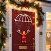 Christmas Parachute Light with Santa Claus Waterproof 8 Modes LED Christmas Hanging Light for Indoor Outdoor Window Wall Garden Xmas Tree Decor