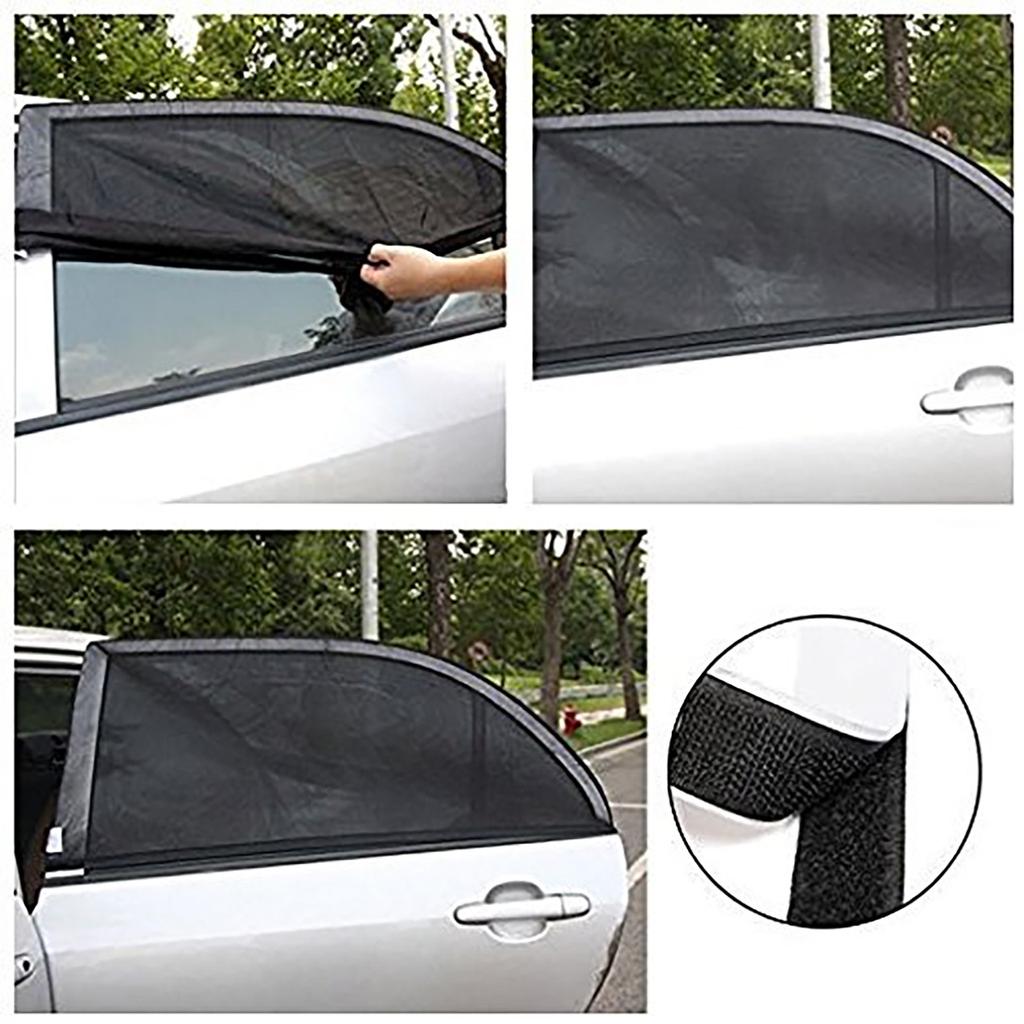 Side Window Sunshade Car Window Mosquito Cover Windproof Insulation Curtains