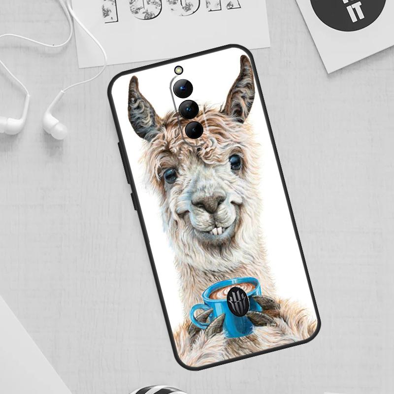 Lama Llama Alpaca Case For ZTE Nubia Red Magic 11 10 9 8 8S 9S 10S Pro Plus 6 7 6S 7S For RedMagic 10 Air Cover