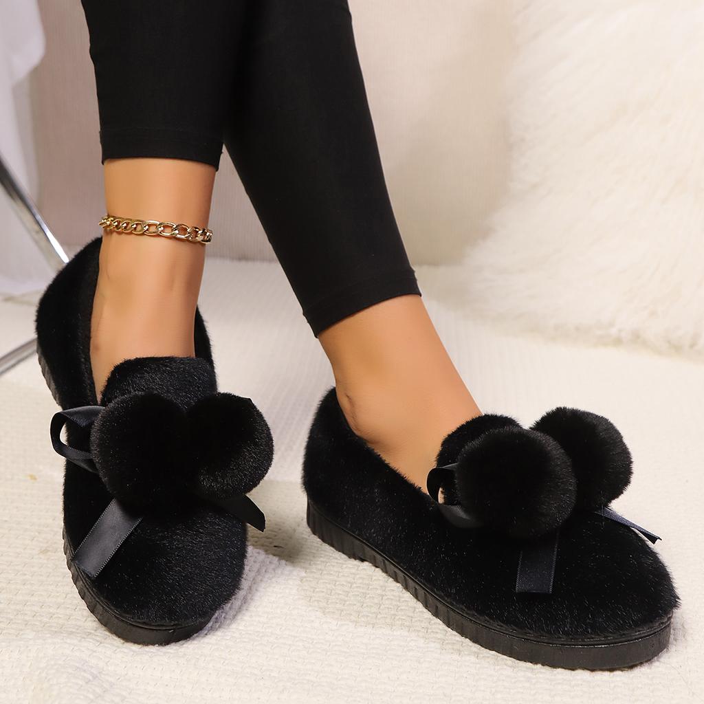 Women Boots New Winter Warm Home Boots Women Furry Indoor Flat Heels Fluffy Boots Fashion Casual Comfortable Shoes for Women