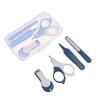Безопасный детский набор щипчиков для ногтей, триммер для ногтей, кусачки, пинцеты, инструменты для ухода за ногтями и ушами малышей