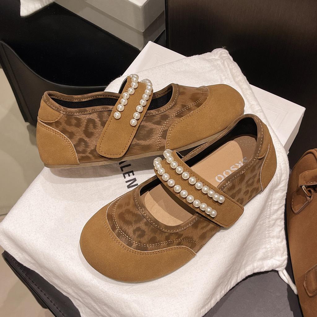 French Retro Mary Jane Shoes Women's 2025 Summer New Versatile Skirt Gentle Bow Ballet Style Shoes