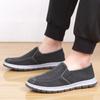 Old Beijing Cloth Shoes Men's Soft Soled Shoes Breathable Slip On Middle-aged and Elderly Non-slip Father Shoes