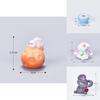 Playful Resin Rabbit Eat Mooncake Micro Landscape Decor Enhancing Festive Seasonal Displays