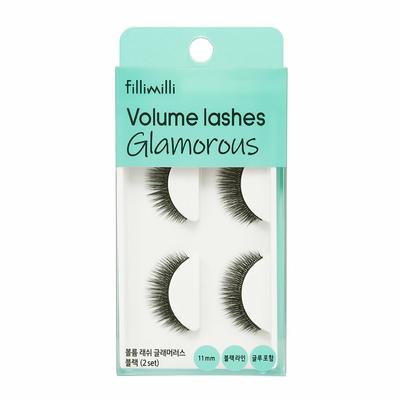 Объемные ресницы Glamorous Black(2 КОМПЛЕКТА) N