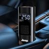 1Pcs Car Tire Inflator Smart Digital Inflatable Pump Emblem Accessories For Jeep Wrangler Grand Cherokee Renegade Tyre Stem Air Caps