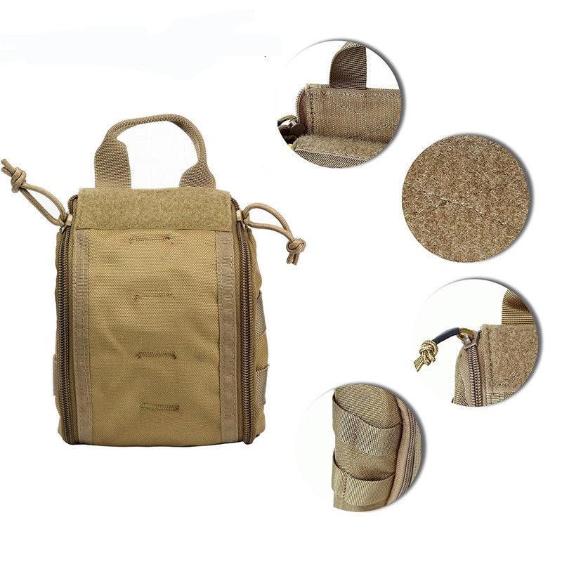 First Aid Kit Emergency Kit Tactical Survival EDC Molle Rip-Away EMT Pouch Bag IFAK Medical  Outdoor Tool