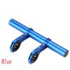 Front Outdoor Aluminum Alloy Lamp Bracket Mount Bike Handlebar Extender Bracket Double Tube