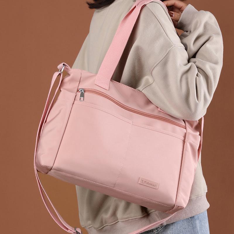 Модные женские плечевые сумки Большой вместимости Многофункциональные дорожные сумки Водонепроницаемый нейлон Легкие сумки-мессенджеры для женщин CLE