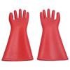 2 Pcs Electrical Insulated Gloves Red Rubber 12kv High Voltage Resistant Anti Cutting Piercing Elect
