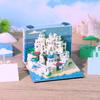 3D Вырезание из бумаги Арт Поделка Блокнот для заметок Блокнот Настольное украшение Креативный DIY Декоративный Подарок на Рождество Новоселье