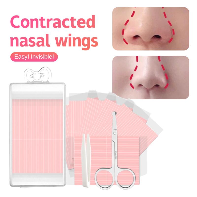 40-120 полосок Невидимые тонкие наклейки для носа Beauty Nose Up Поднимающий инструмент для формирования переносицы Без боли Формирование носа Женщины Девушки Уход за кожей