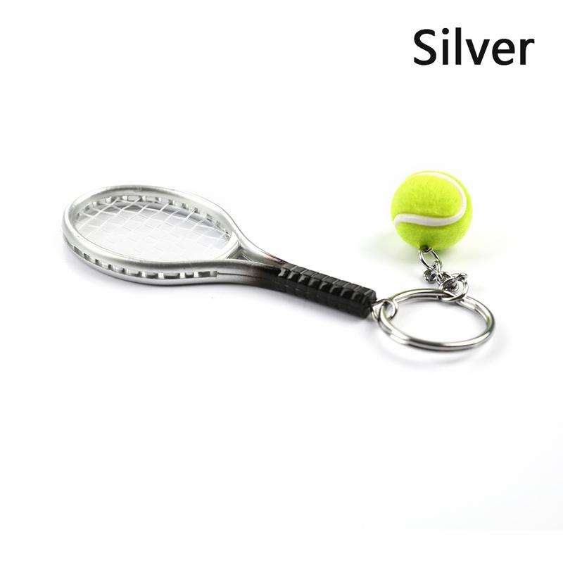 Милая спортивная мини-теннисная ракетка, кулон, брелок для ключей, аксессуары, подарки