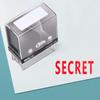 SECRET Self Inking Rubber Stamp Custom Colop Office Stationary P20 Mini Stamper
