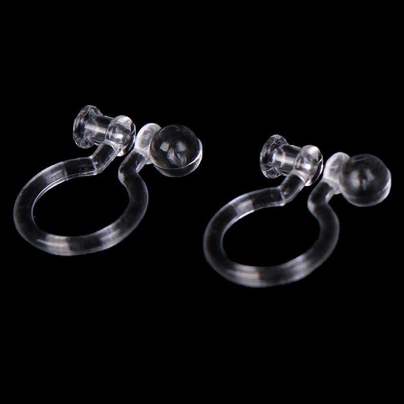 Невидимые конвертеры для клипс для ювелирных изделий в ушах без пирсинга