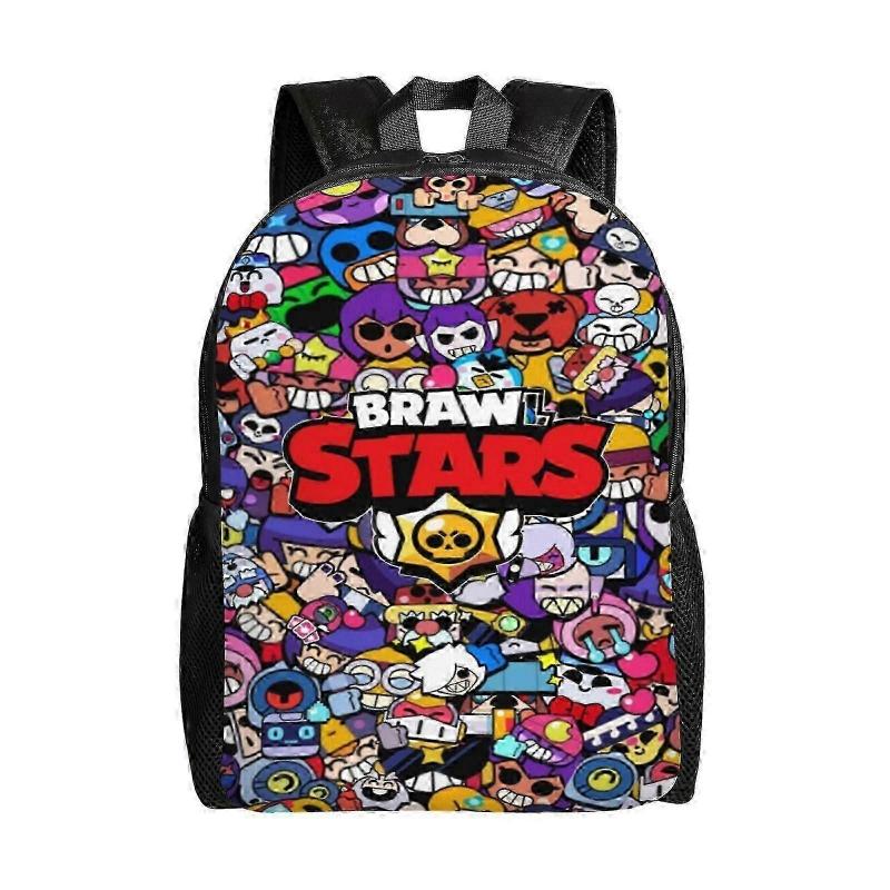 V96 Рюкзак «Мультяшные бойцы Brawl» - Водонепроницаемый рюкзак для школы и улицы для использования в Великобритании