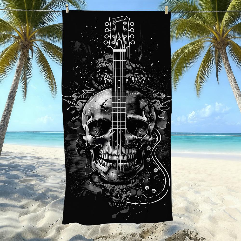 Microfiber Printed Beach Towel Quick-Drying Sand-Proof Absorbent Bath Towel Travel Swimming Towel