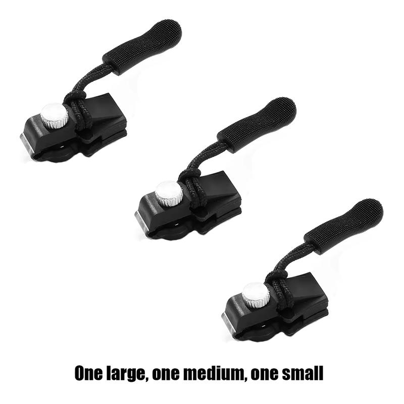 Large Replaceable Zipper Head for Clothing Bags, Travel Bags, Wallets, Tents, Golf Bags and Other Zipper Repair