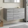 Bathroom Furniture Set 2 pcs Grey Sonoma Engineered Wood
