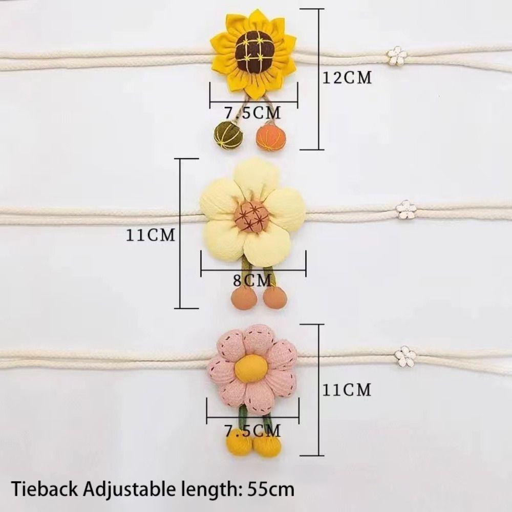 Elastic Band Curtain Buckle Adjustable Curtain Rope Kids Room Home Decor