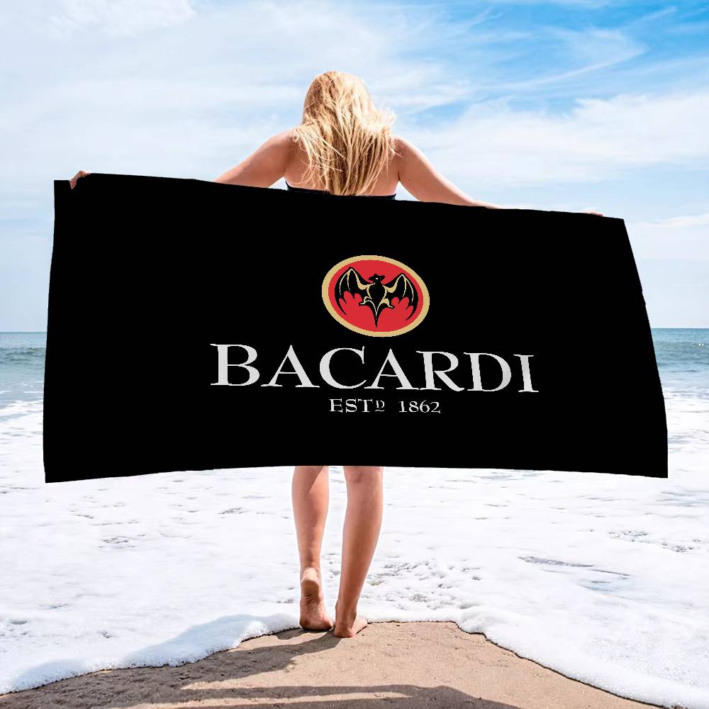 Микрофибровое пляжное полотенце Bacardis Beer, впитывающее, быстросохнущее, мягкое, для йоги, плавания, курорта, альпинизма