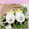 Cute Vegetable Plush Plush Toy Keychain Unique Backpack Charm With Short Fur
