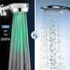 7 Color LED Shower Head Shower Automatic Color Changing Water Saving Shower Filter Shower Head With/No Rgb Temperature Control