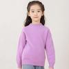 100% Wool Kids Sweater Turtleneck Children Winter Thick Wool Knitted Pullover Soft Warm Autumn Jumper Knit Tops Long Sleeve