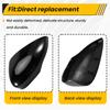 A16P-Car Cap Rearview Mirror Cover Side Wing Mirror Cover For Ford Fiesta MK7 2009-2015 Part Numbers 8A6117K746CA 8A6117K747CA