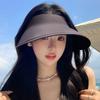 Breathable Traceless Sun Hat Large Brim Women Sun Hat UV Protection Seamless Visor Cap  Holiday