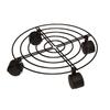 Flower Pot Roller Stand 50kg Load Capacity Rust Prevention Iron Easy To Move Plant Caddy with