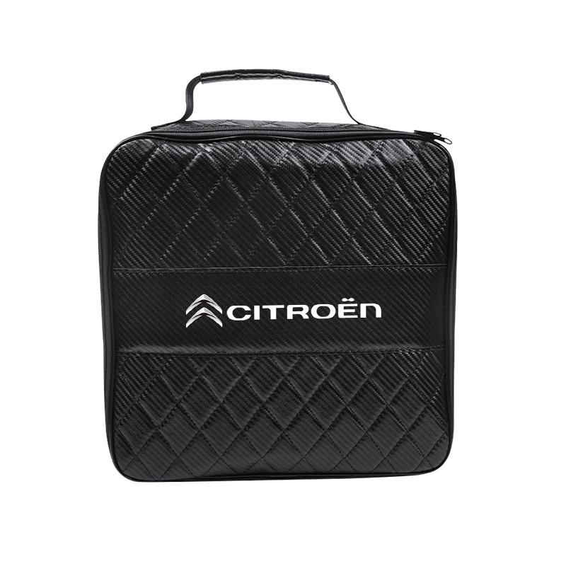 Electric Car Charger Storage Bag Charging Cable Handled Bag For Citroen C3 C5 AIRCROSS C5X C4 e-C4 X e-C3 Berlingo C-Elysee C1