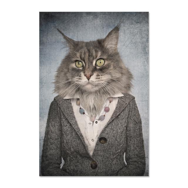 Человеческое тело, голова животного, абстрактная настенная художественная печать, Жираф, медведь, лев, холст, картина, скандинавский плакат, декор, фотографии для гостиной, без рамки