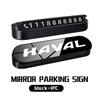 Fashion Car Temporary Parking Phone Number Plate Park Tool Accessories For Haval H6 F7 H9 H2 Jolion F7X F7H H5 H7 H2S H8 H3 H4 QL1