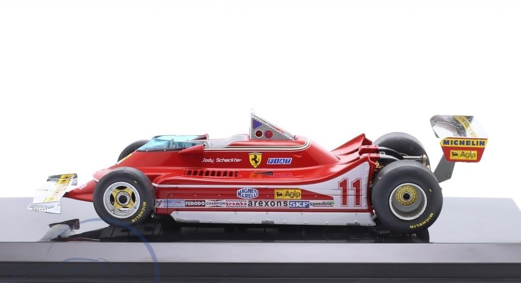 F1 Джоди Шектер Миниатюрная модель Ferrari 312T4 ДЖОДИ ШЕКТЕР Чемпион мира 1979 Блистерная упаковка Товар 1/24 [Б/У]