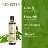 Khadi Natural Шампунь для волос с амлой и бринградж | Травяной шампунь для очищения волос и ухода за кожей головы | Помогает сохранить свежесть и гладкость волос | Без SLS и