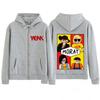 Morat Yem Ya Es Manana Tour  Print Zipper Hoodies Men Women Fashion Sweatshirts Casual Gothic Punk Oversized Zipper Jacket