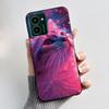 Чехол для Nokia HMD Pulse Pro / HMD Pulse / HMD Pulse+ Чехол Эстетичный Милый Кот Астронавт Черный Матовый Мягкий ТПУ Ударопрочный Чехол